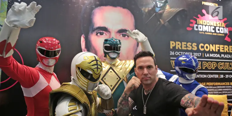 Jason Frank si Power Ranger Hijau Siap Kejutkan Indonesia Comic Con 2017