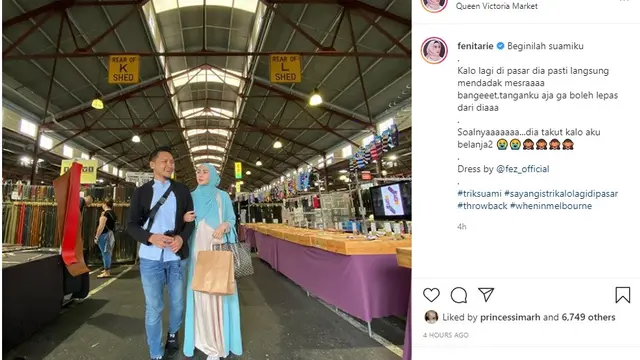 Fenita Arie (Foto: Instagram/@fenitarie)