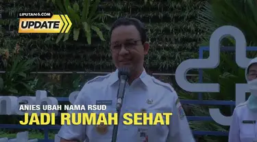 Gubernur DKI Jakarta, Anies Baswedan meresmikan perubahan nama rumah Sakit Umum Daerah (RSUD) menjadi Rumah Sehat di lima wilayah DKI Jakarta, Rabu, (3/8/2022). Perubahan nama tersebut dilakukan di 31 rumah sakit milik pemerintah yang ada di DKI Jaka...