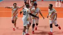 Sedangkan D'Komika terdiri dari Indra Jegel, Bintang Emon, Rigen Rakelna, Adjis Doa Ibu, Mamat Alkatiri, Oki Rengga, Boris Bokir, Dicky Difie, Ebel Cobra, dan Indra Frimawan. (Liputan6.com/Herman Zakharia)