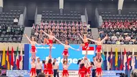 Tim Nasional Indonesia dalam kejuaraan 11th Cheerleading World Championship 2023 di Takasaki, Jepang. Dok: KBRI Tokyo