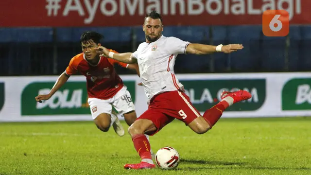 FOTO: Persija Jakarta Pesta Gol ke Gawang Borneo FC Samarinda di Piala Menpora