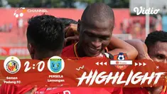 Laga lanjutan #Shopeeliga1, #SemenPadang VS #PSISSemarang di Stadium H. Agus Salim, Padang pada hari selasa malam hari (20/08/2019...