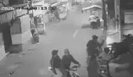 Empat Pemuda Diduga Gangster Serang Pria Nongkrong di Jakut