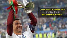 Usai membawa Portugal menjuarai Piala Eropa 2016, Cristiano Ronaldo membeli mobil mewah Bugatti Veyron.