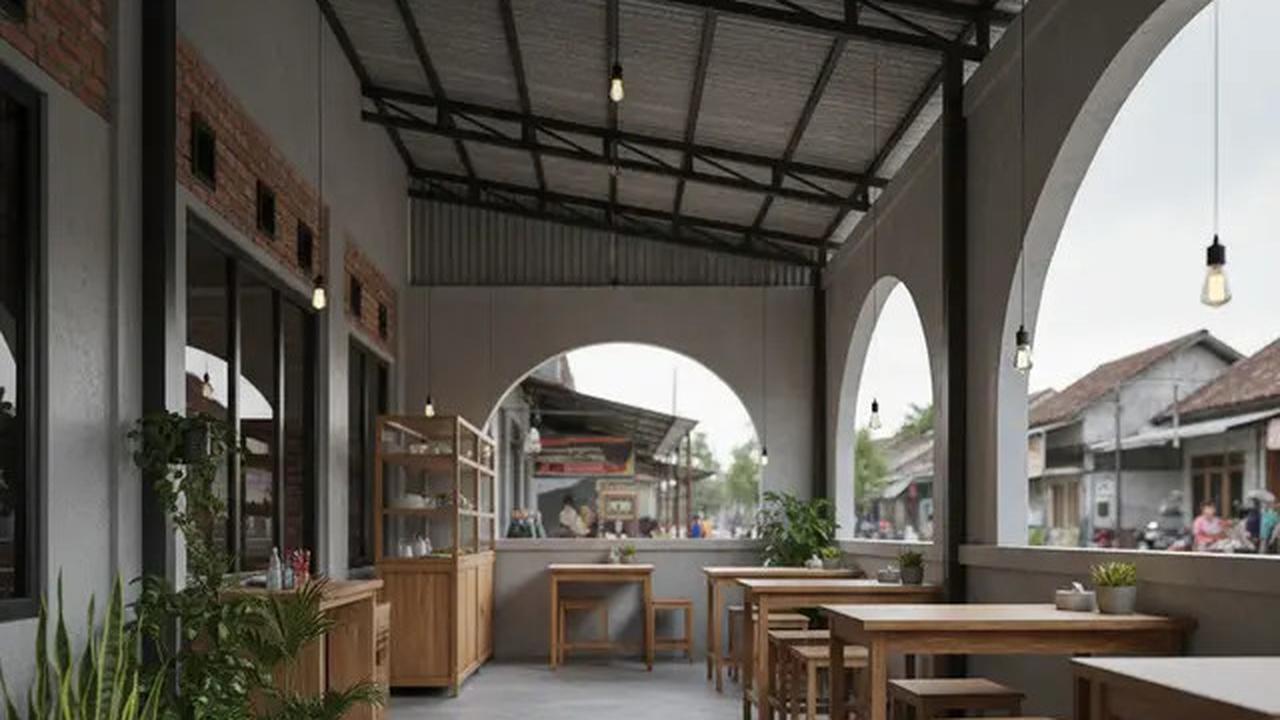 7 Desain Warung Mudah Dibersihkan dan Tahan Lama, Cocok untuk Usaha Kecil hingga Besar
