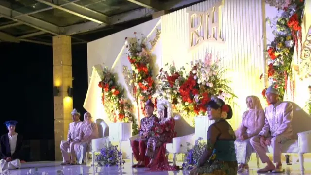 7 Momen Akad dan Resepsi Pernikahan Rizki DA dan Hersa Ayu