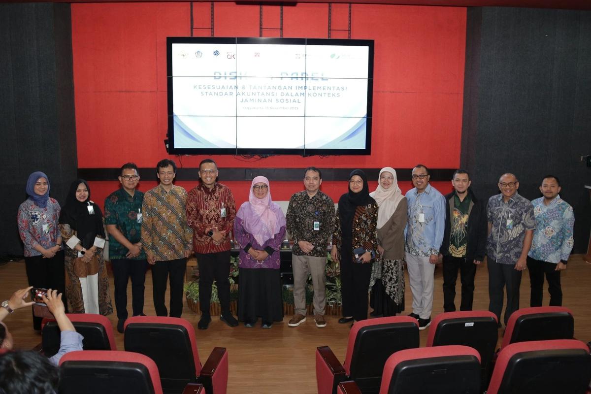BPJS Ketenagakerjaan menggelar Diskusi Panel Nasional 'Kesesuaian dan Tantangan Implementasi Standar Akuntansi dalam Konteks Jaminan Sosial'
