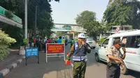 Operasi Patuh Jaya 2016 di Jalan Otista Raya, Jakarta Timur (Liputan6.com/ Nanda Perdana Putra)