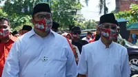 Pasangan Calon Bupati dan Wakil Bupati Kendal, Tino Indro Wardono dan KH Mustamsikin. (Istimewa)