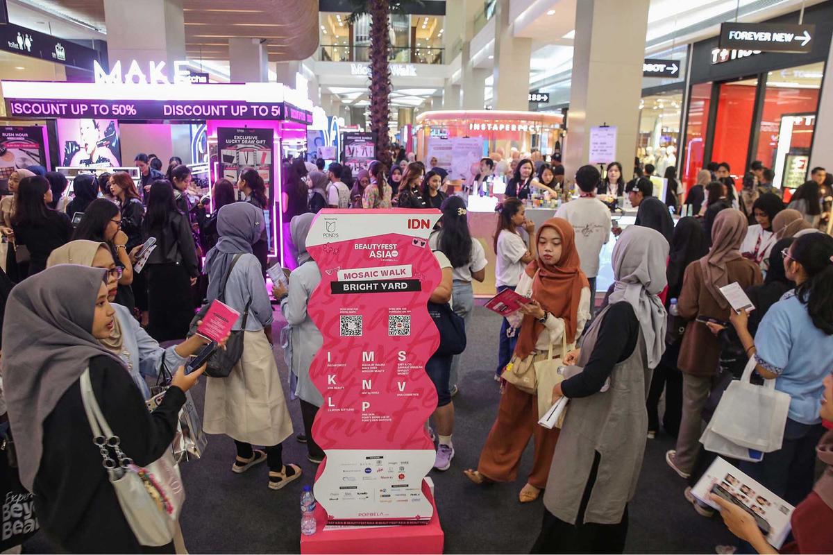 FOTO: Keseruan Kaum Perempuan di Beautyfest Asia Jakarta 2025