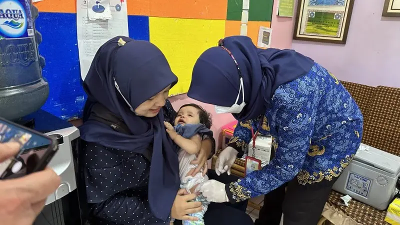 Imunisasi Anak Rutin di Posyandu Erma Bandung
