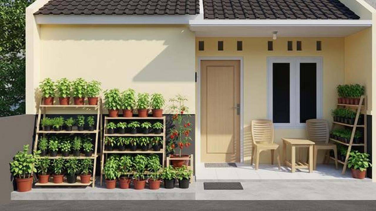 10 Desain Teras Sederhana dengan Area Hijau untuk Rumah Lebih Fungsional