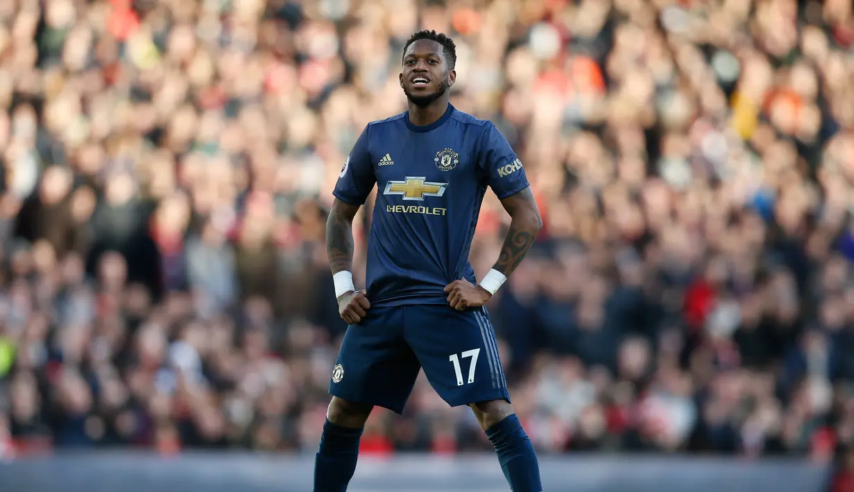 3. Fred -  Penampilan apiknya bersama Shakhtar Donetsk menarik hati Jose Mourinho. Fred merapat ke Old Trafford setelah ditebus dengan harga 59 juta euro. (AFP/Ian Kington)