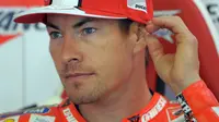 Nicky Hayden wafat di usia 35 tahun usai kecelakaan saat bersepeda di Rimini Italia (AP Photo/Manu Fernandez, File)