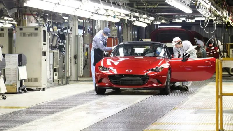 all-new Mazda MX-5 two-seater lightweight sportscar