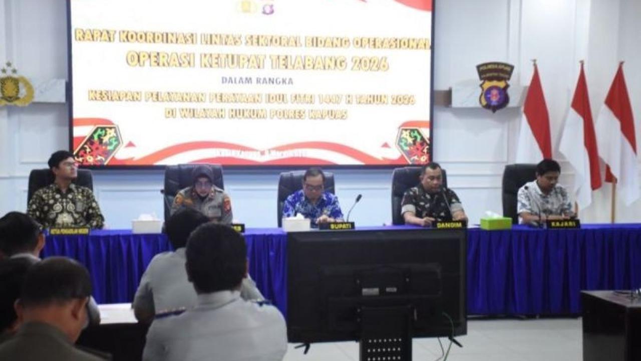 Polres Kapuas Siapkan Tiga Pos Terpadu untuk Pengamanan Lebaran Kapuas 2026