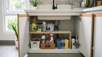 8 Organizer Bawah Wastafel yang Mudah Ditiru agar Penyimpanan Lebih Rapi