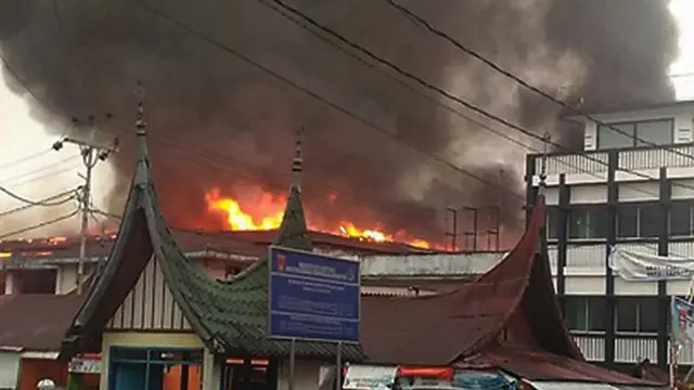 Kebakaran Pasar Atas Bukittinggi