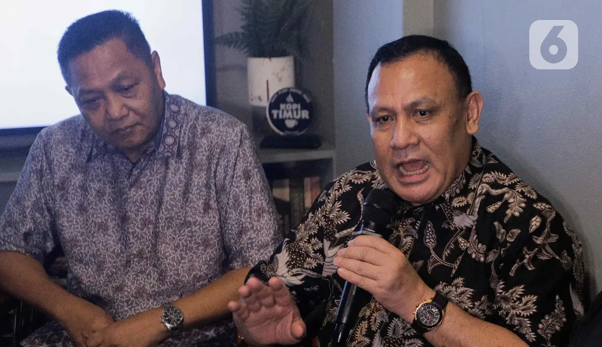 Firli menyayangkan pemberitaan yang menyatakan Pengadilan Negeri Jakarta Selatan menolak permohonan gugatan praperadilan atas penetapan dirinya sebagai tersangka. (Liputan6.com/Herman Zakharia)