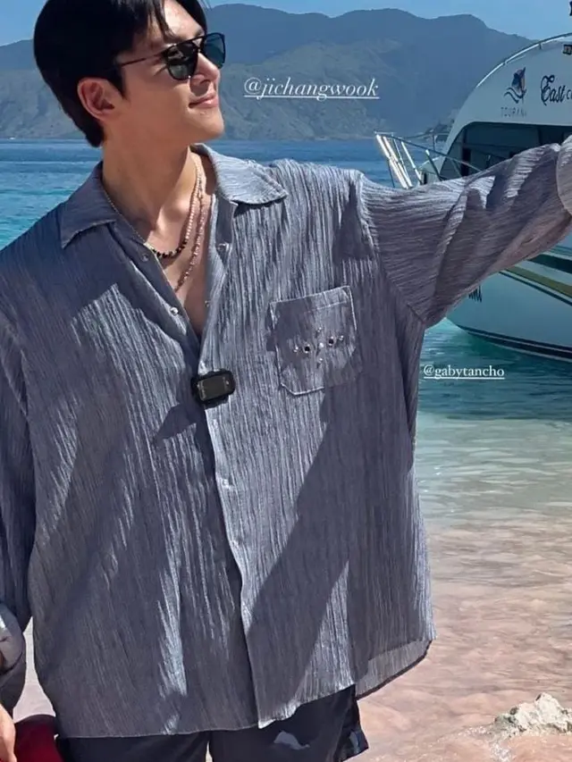 Potret Ji Chang Wook Saat Liburan di Bali dan Labuan Bajo Sebelum Gelar Fansign di Jakarta
