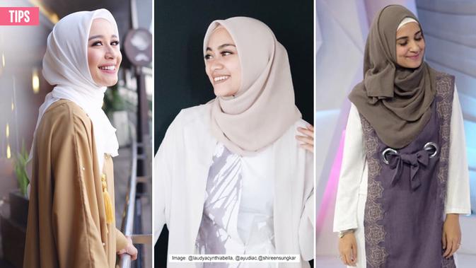 Tips: Memakai Busana Hijab untuk Salat Eid ala 5 Selebriti 