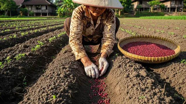 Cara Menanam Kacang Merah (AI)