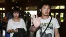 Sejak Senin (10/03/14) keluarga korban Malaysia Airlines mendatangi Cyberview Lodge Hotel di Putrajaya. Tampak Keluarga salah satu korban tiba di hotel untuk menunggu kepastian kabar keluarganya (REUTERS/Samsul Said)