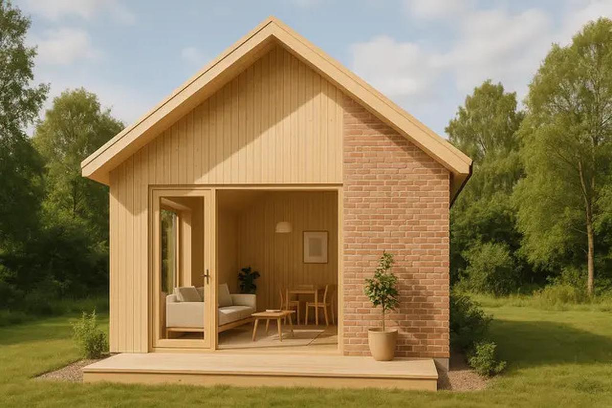 8 Model Rumah Kecil Tapi Cantik 5x7 Meter dari Bata Ekspos dan Kayu, Sederhana Tapi Bikin Betah