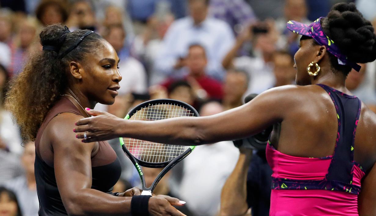 Foto Pelukan Serena Williams Usai Kalahkan Sang Kakak Di As Terbuka Bola Liputan6 Com