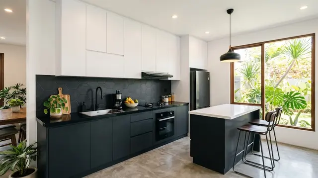 9 Cara Membuat Dapur Gelap Terlihat Lebih Modern, Manfaatkan Warna dan Material