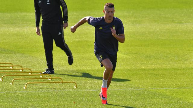 Jelang Hadapi Manchester United, Ronaldo Semangat Berlatih
