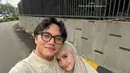 Mahalini Raharja tampil cantik dengan makeup peachy yang soft saat sholat Ied [@mahaliniraharja]