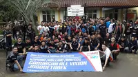 Di akhir pekan ini ratusan anggota komunitas Yamaha V-Ixion se-Jabodetabek meriuhkan jalanan Ibu Kota