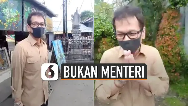 VIDEO: Viral Video Wishnutama Dikira Bukan Menteri