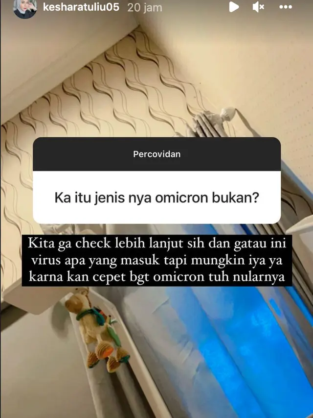 Unggahan Kesha Ratuliu. (Foto: Dok. Instagram @kesharatuliu05)
