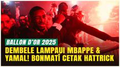 Berita video tentang keberhasilan Ousmane Dembele meraih Ballon d'Or tak lepas dari musim gemilang yang membawa Les Parisiens meraih trofi Liga Champions untuk kali pertama dalam sejarah klub.