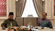 Menteri Pertahanan Republik Indonesia sekaligus Presiden terpilih 2024-2029, Prabowo Subianto, bertemu Perdana Menteri Malaysia, Dato Seri Anwar Ibrahim, di Malaysia, Sabtu (7/9/2024). (Foto: Tim Media Prabowo Subianto)