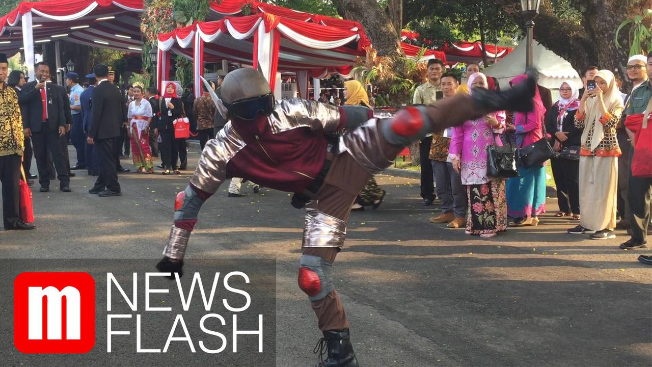 VIDEO: Aksi Heroik Gundala Putra Petir di Istana Merdeka