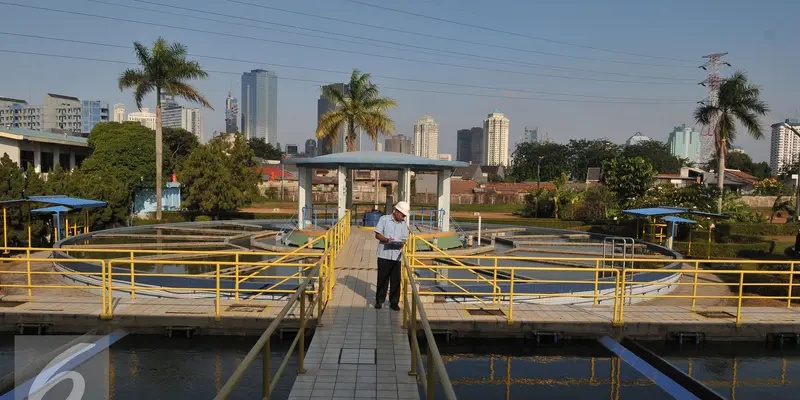 20150730- Persediaan Air Bersih di Instalasi pengolahan air palyja-Jakarta