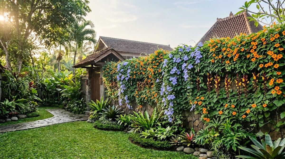 Thunbergia atau Terompet Biru
