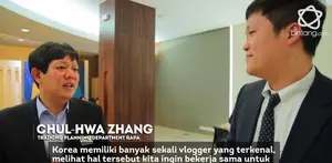 Platform vidio.com dan RAPA membuat sebuah acara yang memperkenalkan budaya Indonesia dan Korea.