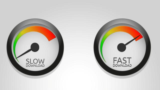 ilustrasi kecepatan download internet