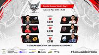 MPL Season 7 Sabtu 13 Maret 2021. (Sumber : dok. vidio.com)