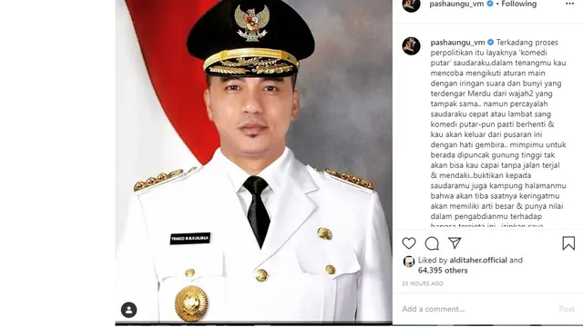 Enda Ungu (Foto: Instagram/@pashaungu_vm)