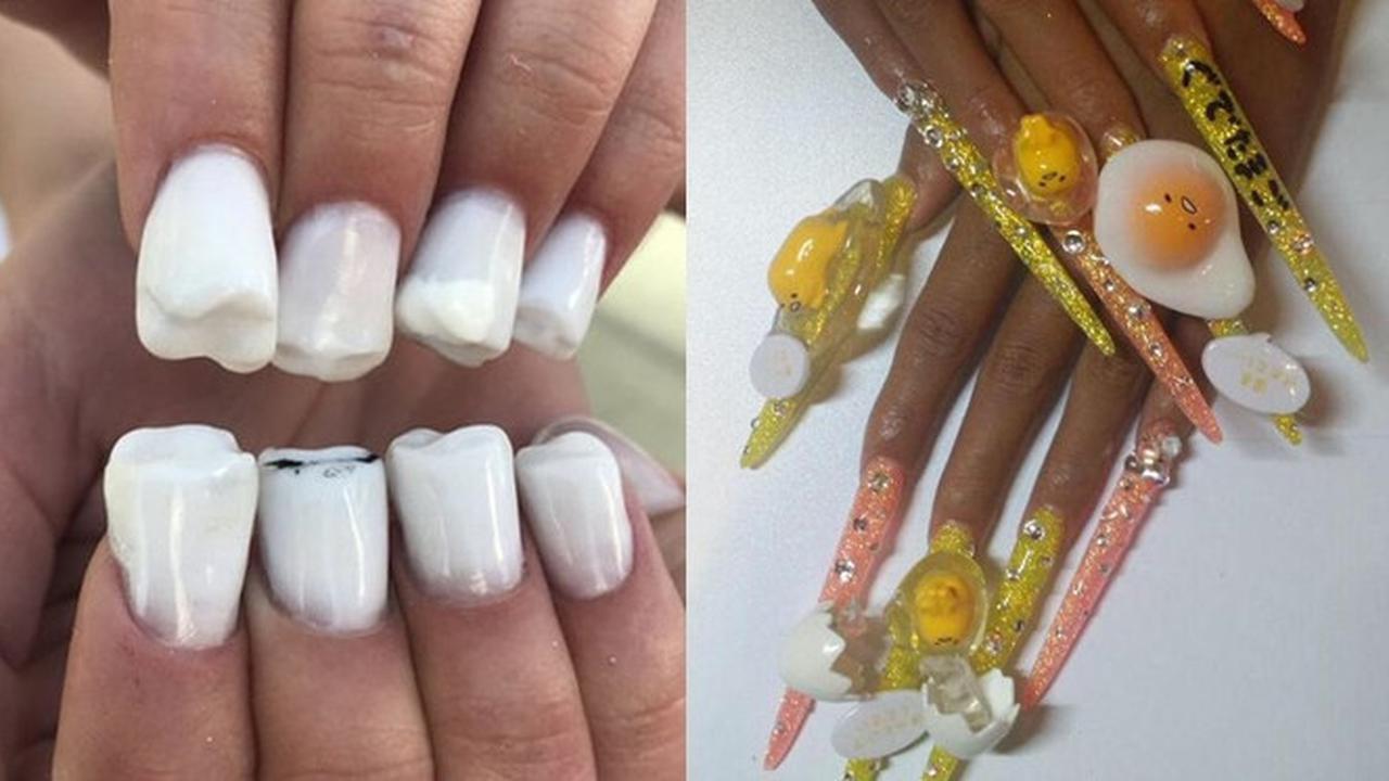 6 Potret Jari Kuku yang Dihias Absurd Ini Bikin Tepuk Jidat