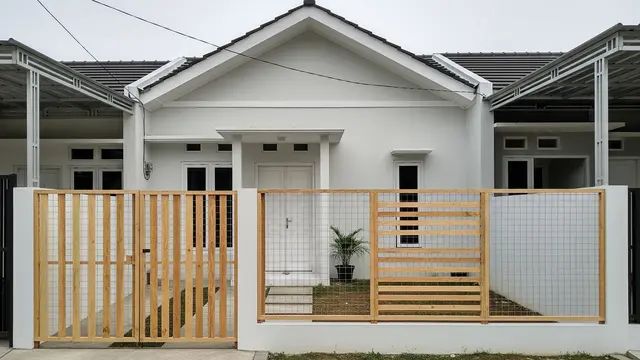 9 Model Pagar Rumah Hemat Biaya dari Kawat dan Rangka Kayu, Estetik dan Fungsional