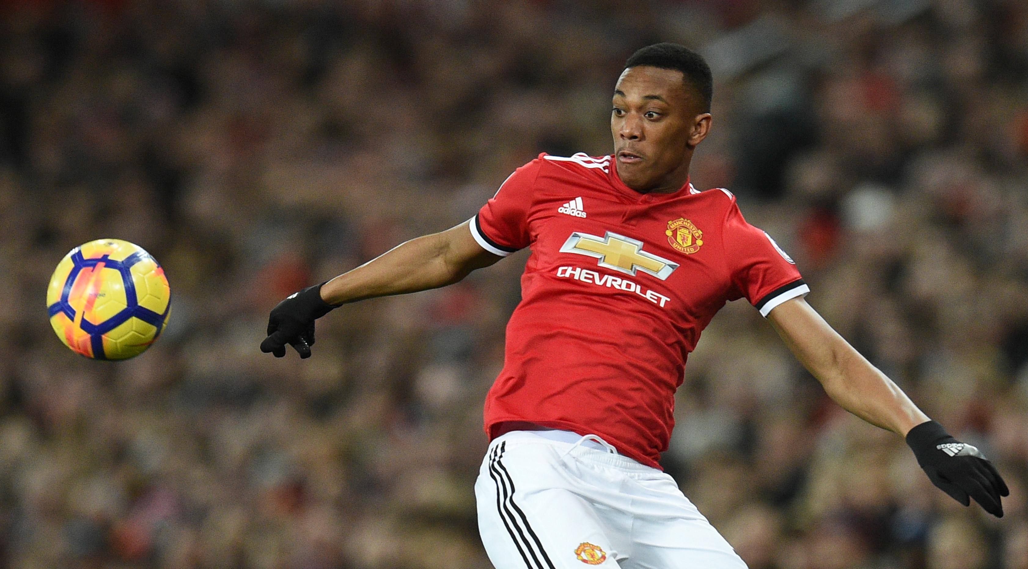 Pemain Manchester United, Anthony Martial (Oli SCARFF / AFP)