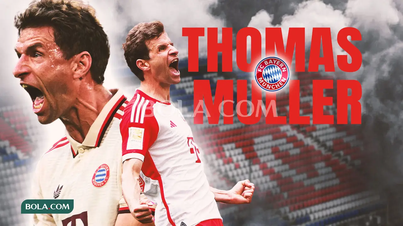 Bayern Munchen - Ilustrasi Thomas Muller