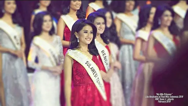 Lita Herndratno Miss Indonesia 2018